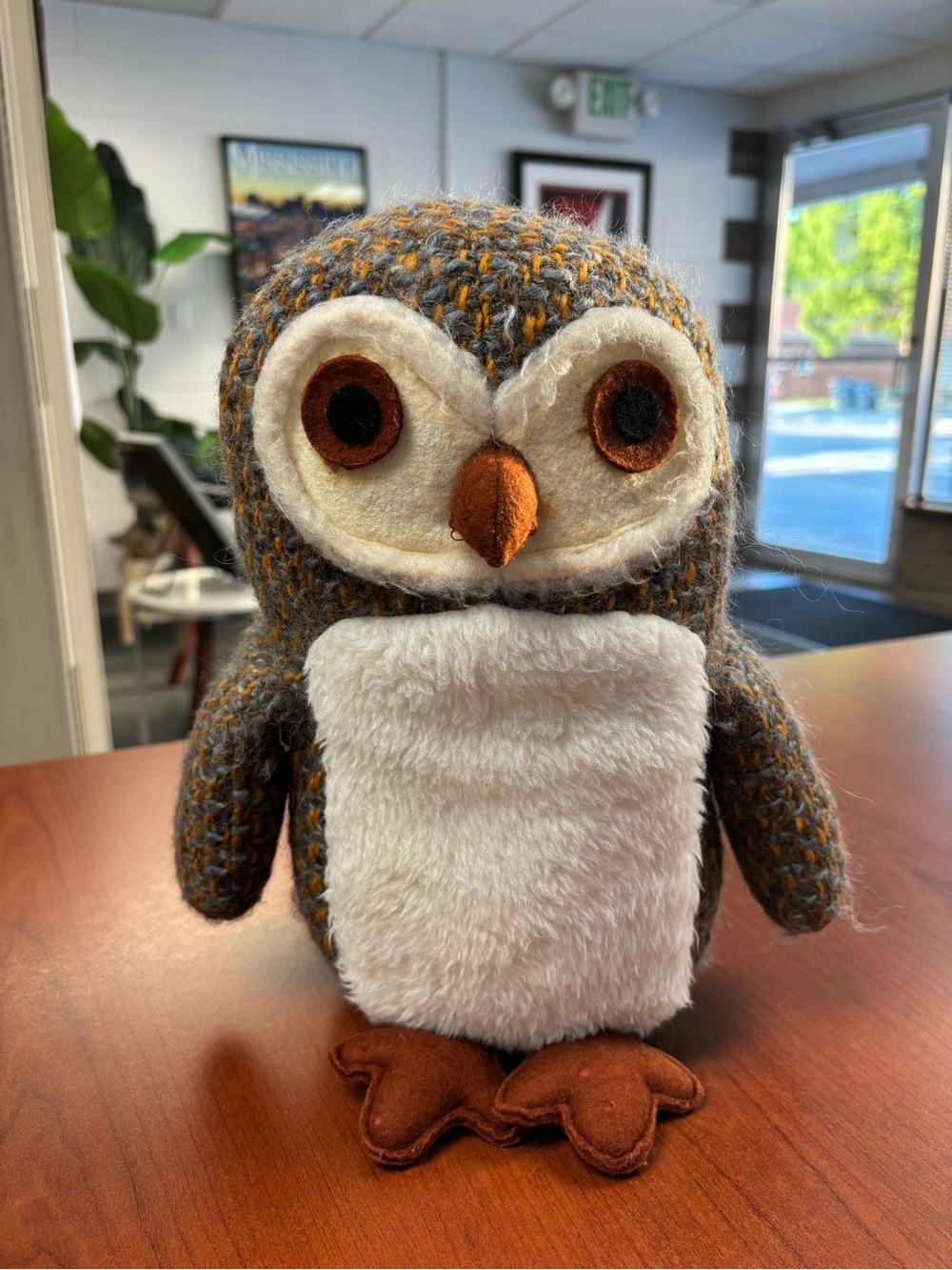 Rare 1960s Brendatoys Stuffed Owl Made in England
